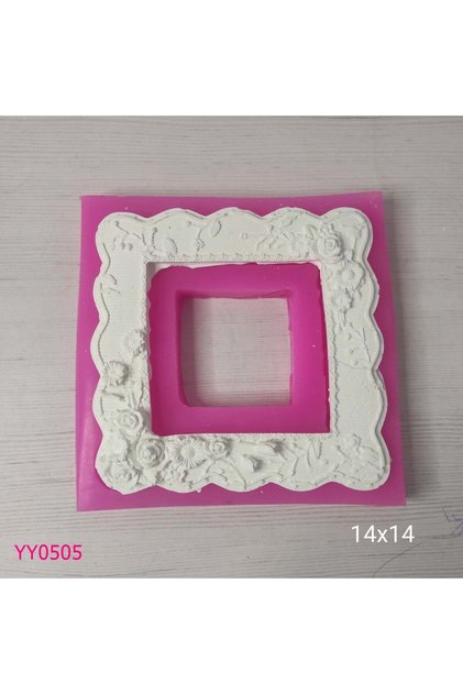 YY0505 Çiçekli Priz Çerçevesi Silikon Kalıp