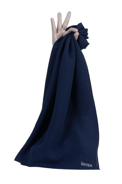 Caz Square Scarf Dark Blue