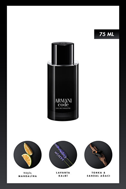 Giorgio Armani Code EDT 75 ml Erkek Parfüm 3614273636568 - Fiyatı