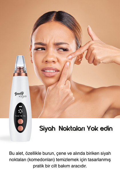 Beauty Vogue MP-02 Vakumlu Siyah Nokta Aleti - Yüz-cilt Temizleme