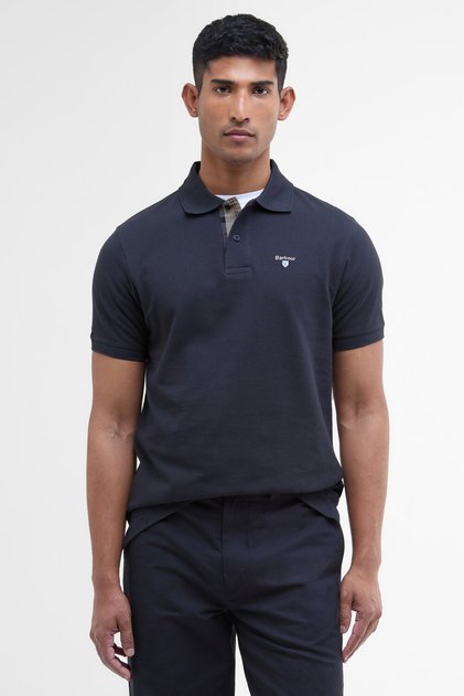 Tartan Pique Polo Yaka NY51 Navy-Dress