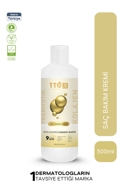 TTO X Keratin & Argan Özlü Kolajen ve Prebiyotik Şampuan 500 ml