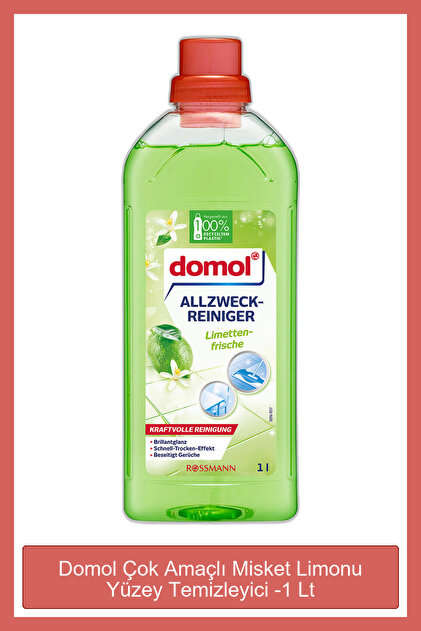 むる＾＾　 Domol Çok Amaçlı Misket Limonu Yüzey Temizleyici -1 Lt - Fiyatı