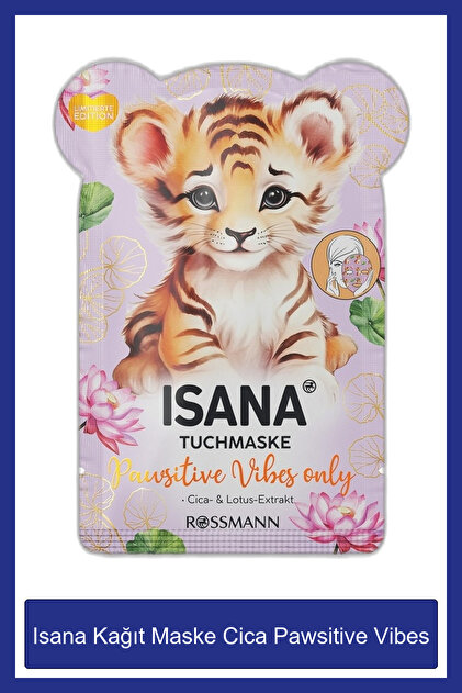 ISANA Kağıt Maske Cica Pawsitive Vibes - Fiyatı, Yorumları