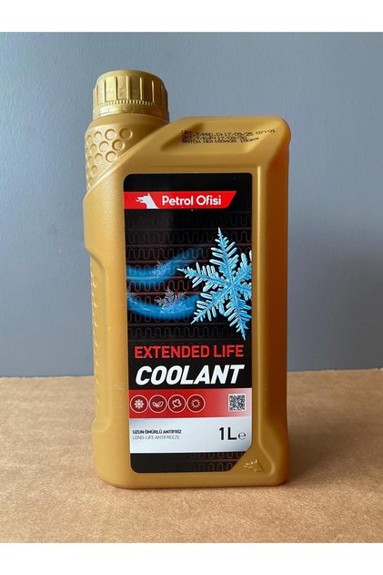 Kırmızı Renk Organik Antifriz 1 Litre (07/2025 Üretim)