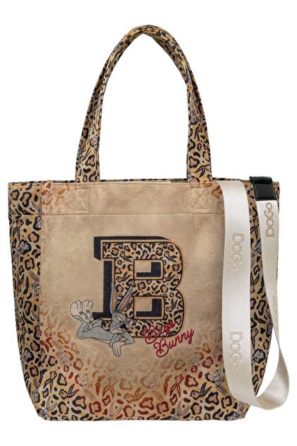 Dogo Kadın Vegan Turuncu Medium Tote Bag - Warner Bros Tom & Jerry