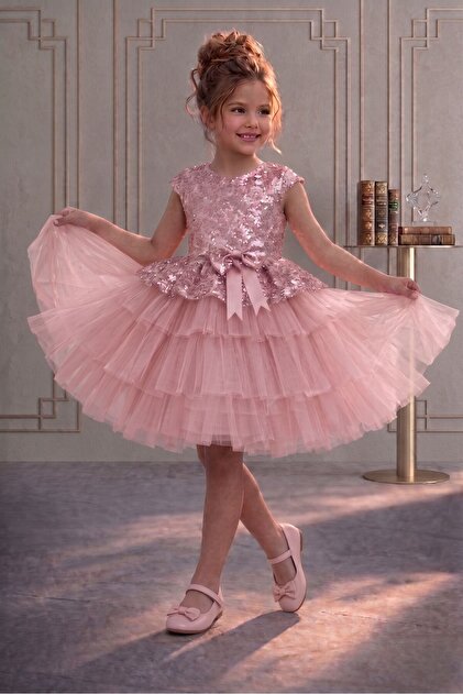 Mixie Powder Birthday, Tulle Evening Dress Party Dress- Trendyol Mixie Powder Birthday, Tulle Evening Dress Party Dress- Trendyol
