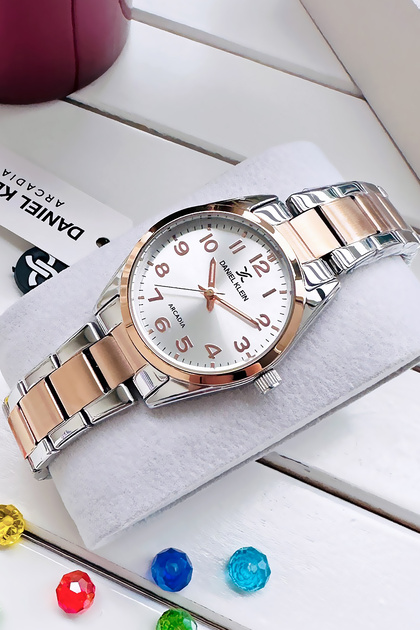 Original Women's Wristwatch 3 Atm Water Resistant Rose Silver Steel Band - Gift Bracelet Dkby2020C6