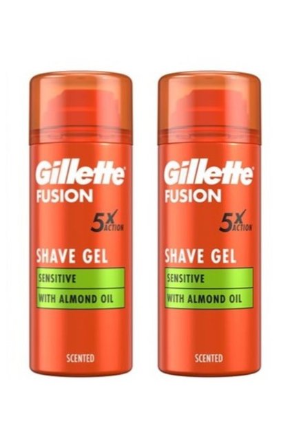 Fusion 5X Sensitive Tıraş Jeli - 75 ml X 2 Adet