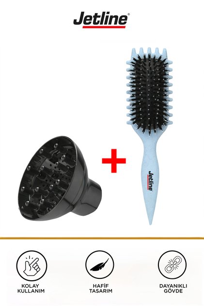 Dalgalandırıcı Vigo Başlık + TRK033 Magical Curl Sihirli Şekillendirici Tarak