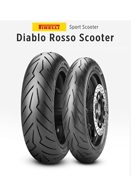 Pirelli Angel Scooter 110/70-14 56s Tl Rf. Ve 130/70-13 63p Tl Rf