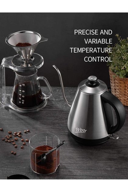 Gooseneck Kettle, Variable Temperature Control, Pour Over Electric Kettle for Coffee and Tea