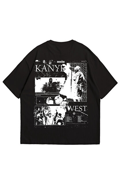 SVART WEAR Kanye West - Yeezus Tasarımlı Unisex Oversize T-shirt