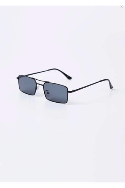 Unisex Sunglasses Metal Frame Uv400 Glass Rectangular Pilot Model 54 Ekartman