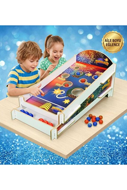 Tıfıl Toys Boomer Lastikli Ahşap Hedef Vurma ve Puan Toplama Oyunu