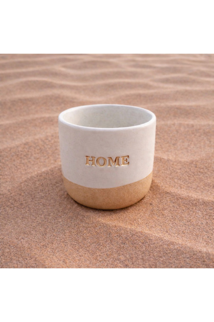 Home Gold Engraved Single Ceramic Cup – Cream & | Handcrafted Tea & Coffee Drinkware | Luxury Gifts Dubai
