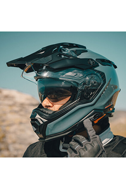 プペルページ3 Nexx X.WED 3 WILD PRO KARBON MAVİ KAPALI ENDURO MOTOSİKLET KASKI