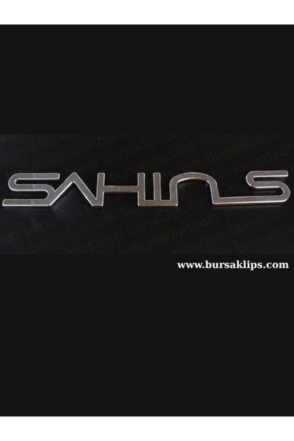 3849- Tofaş Şahi̇n S Bagaj Yazi Y.M. Chrome Plating