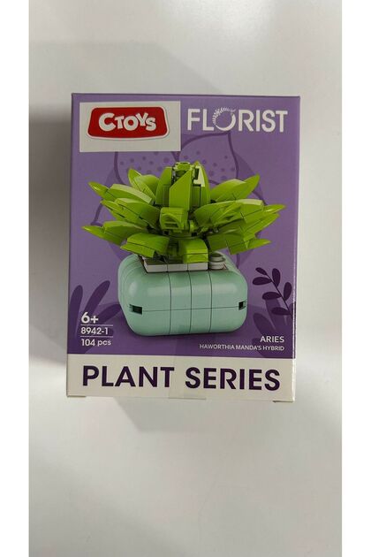 Toyzade CTOYS lıbra 8942-7 Çiçek Yapma Blok Seti Mikro Lego Uyumlu