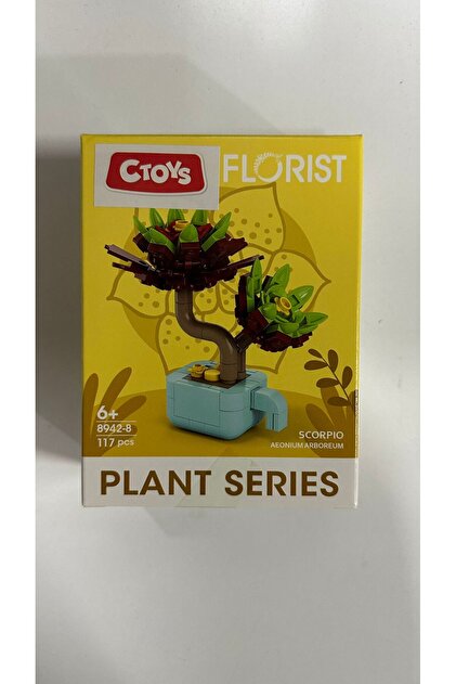 ちこ Toyzade CTOYS scorpio 8942-8 Çiçek Yapma Blok Seti Mikro Lego