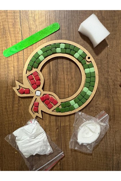 18.5X17Cm Ribbon Child-Adult Mosaic Set