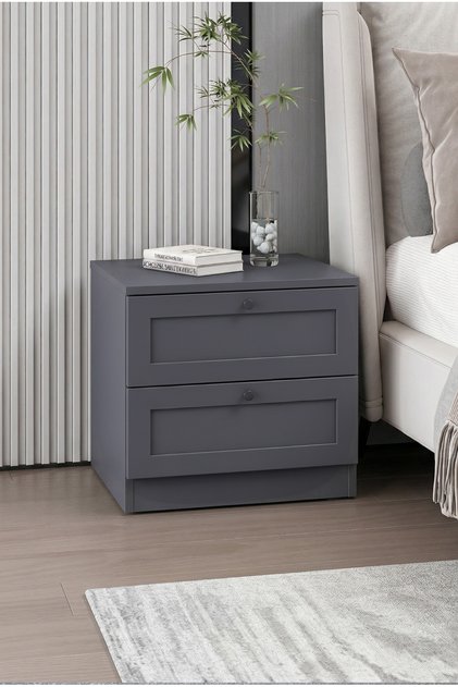 Terra 2 Çekmeceli Komodin 51x50x42 cm – Modern Tasarım