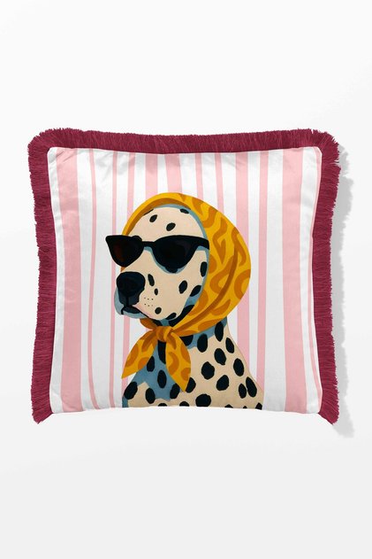 Fringed Throw Pillow Cover 43*43 cm - İkon Köpüş