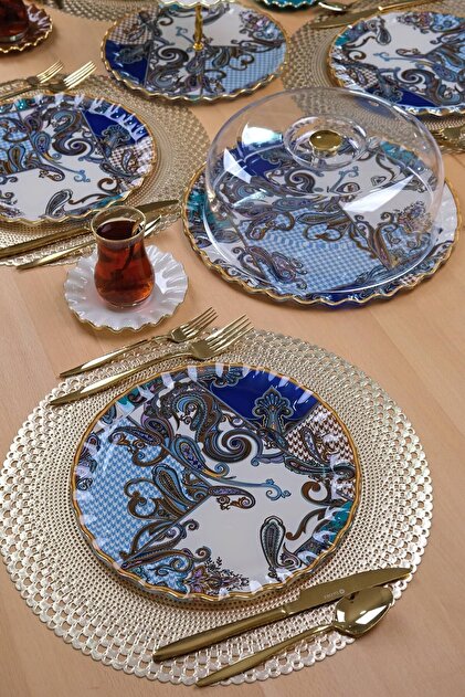 Glore Sartre Cobalt 18prç Servis Tea Time - Fiyatı, Yorumları