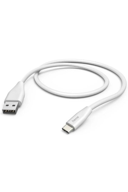 Cablu de încărcare/date USB-A - USB-C 1.5m Alb
