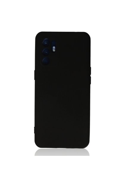 Oppo Reno 6 Case Nano Velvet Silicone Inside - Black
