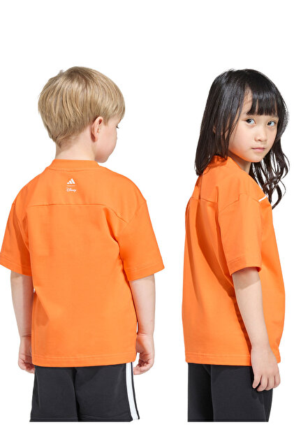 adidas Baskılı Turuncu Erkek Çocuk T-Shirt JZ3558-LK DY MM T