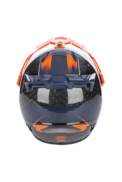 Klim Krios Pro Carbon Echo Adv Rally Motosiklet Kaskı Siyah Oranj