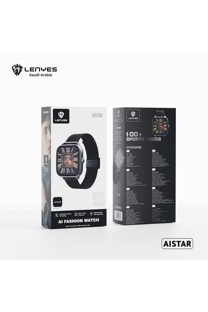 ساعة ذكية أنيقة من AISTAR مع أكثر من 100 وضع رياضي