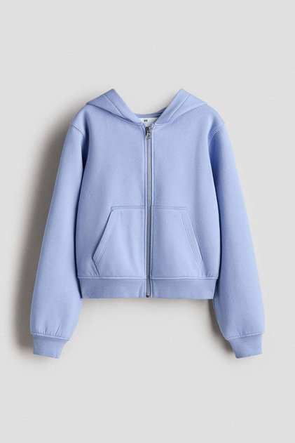 Zip-through hoodie