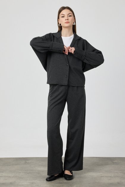 Wide Sleeve Blazer Suit