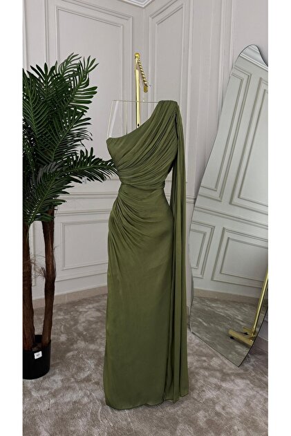 pastel green bridal dress Green Satin Lace Mermaid Off Shoulder Prom Dresses, Evening Gowns, MP779
