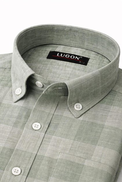 Lugon Classic Regular Fit Long Sleeve Men's Shirt 7608