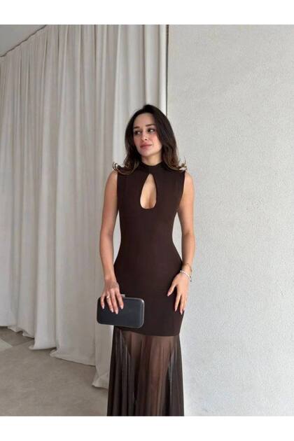 candybia New Season Skirt Tulle Maxi Dress- Trendyol candybia New Season Skirt Tulle Maxi Dress- Trendyol