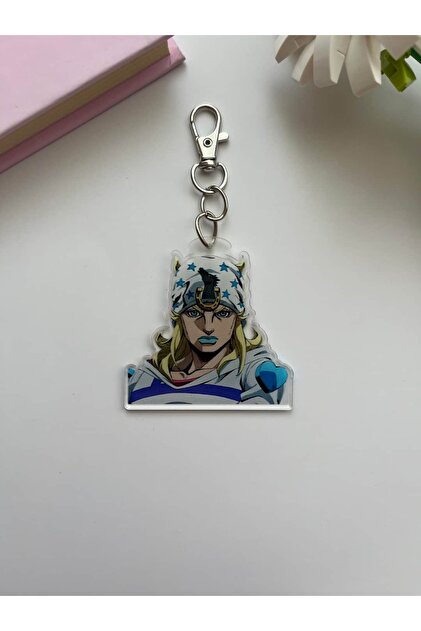 Jojo Animesi Johnny Joestar Anime Anahtarlık / Çanta Süsü