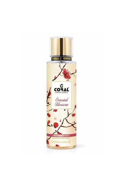 Coral Oriental Blossom Fragrance Mist For Women - 250ML | Long-Lasting Amber Woody Body Spray | Luxurious & Refreshing Scent | Made in Dubai