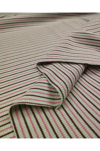 Camisole Knitted Fabric in Green, Pink, and Coffee Colors Width: 110cm