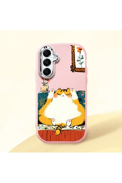 Pink Silicone Case with Shock-Absorbing Camera Protections Compatible with Samsung Galaxy A16 4G/5G