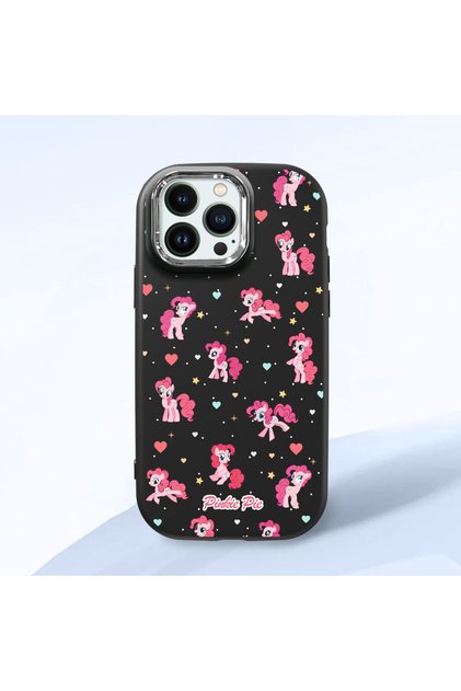 Black Silicone Case Compatible with iPhone 14 Pro with Shock-Absorbing Camera Protections