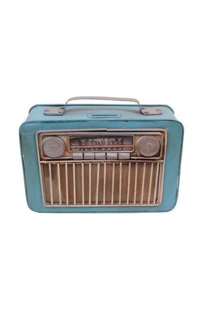 Decorative Metal Radio Piggy Bank 1210B-1101