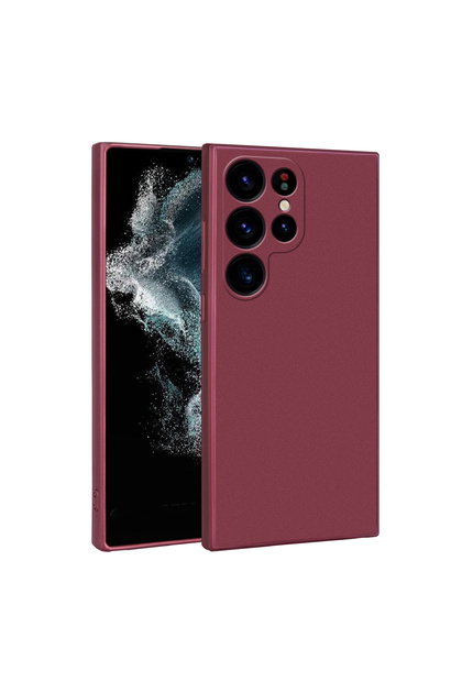 Galaxy S23 Ultra Compatible Tgco Premier Silicone Case - Plum