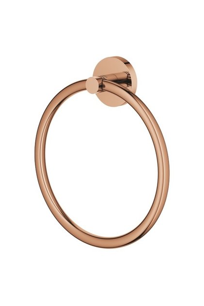 Inel prosop Grohe, Essentials Towel Ring, 180 mm, fixare ascunsa, warm sunset, cupru lucios