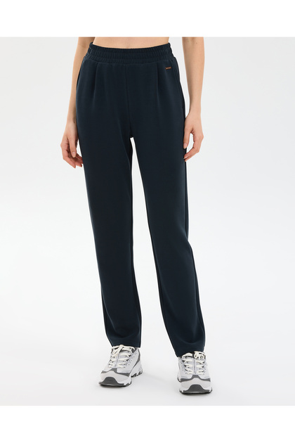 W soft touch interlock sweatpant women's black sweatpants s2610034-3817