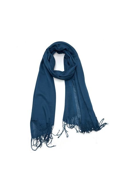 Cotton Viscose Pashmina Women's Shawl 180x70 Cm With Tassels High Quality 150 gr