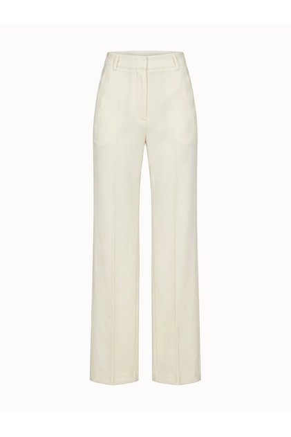 Ecru Boot Cut Trousers