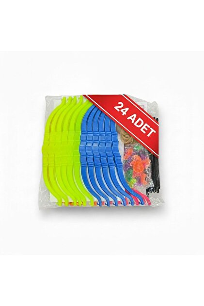 grsoyuncak Plastik Küçük Ok-Yay Seti 25 Cm Çocuk Hediyelik 24 ADET